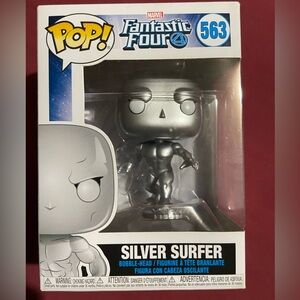 Funko Pop! Silver Surfer Figure - Metallic Gray